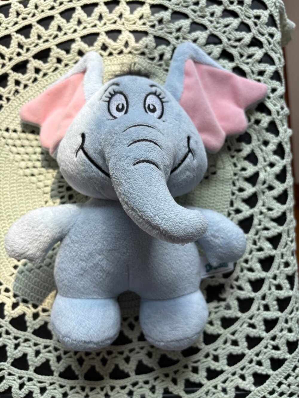 2018 Aurora Dr. Seuss Horton Hears a Who Elephant Plush 10" Stuffed Animal - Picture 2 of 5